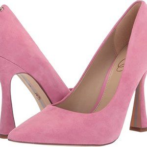 New Sam Edelman Size 6.5M Anonia Pink Confetti Suede Pump